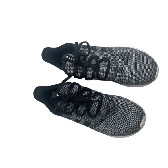 adidas Women's Cloudfoam Pure 2.0 Running Shoes, Black/Black/White Size 10 - Picture 7 of 15